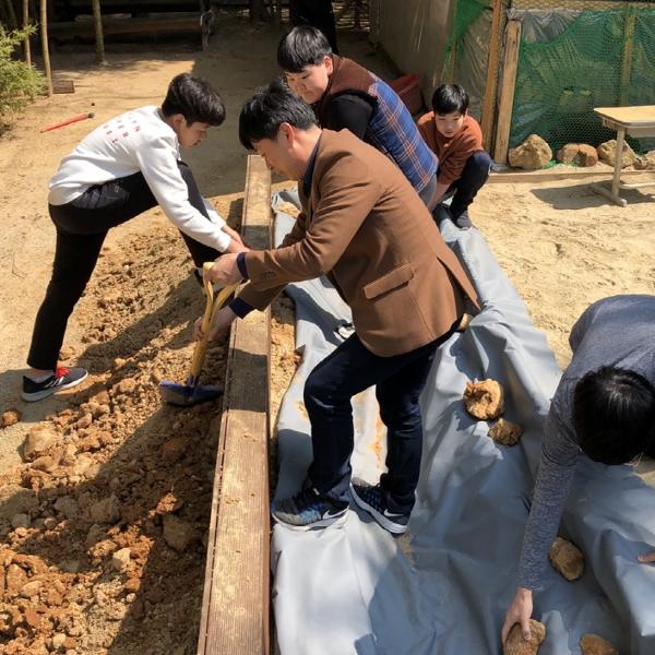 2019. 초록학교 운영(생태 연못 만들기)